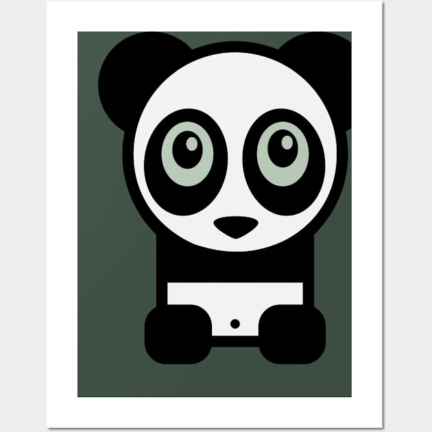 Baby Panda Wall Art by mrninja13